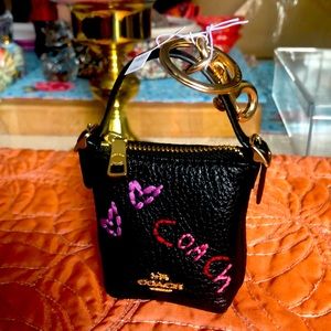 Coach Leather Key Purse